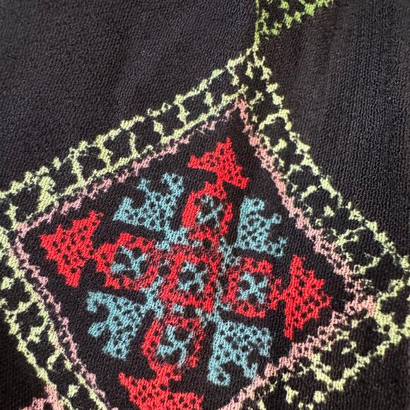 Desigual Calendula Balloon Sleeve V-Neck Tiered Mini Dress in Black Size S NWT - Picture 8 of 16